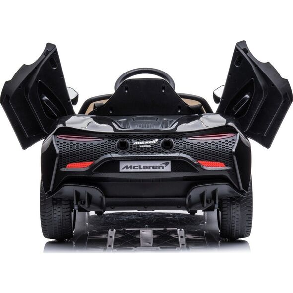 McLaren Artura na akumulator dla dzieci Czarny + Napęd 4x4 + Pilot + Wolny Start + EVA + Audio LED