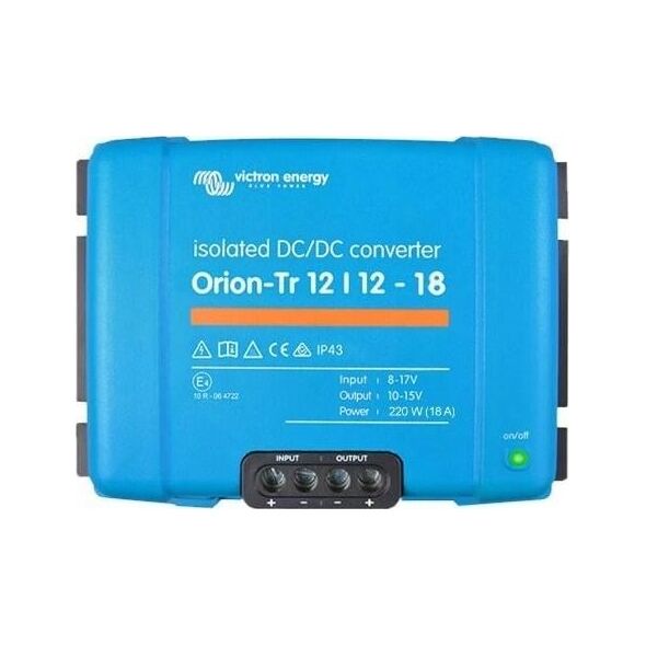 Przetwornica Victron Energy Przetwornica samochodowa Victron Energy Orion-Tr 12/12-18A 220 W (ORI121222110)