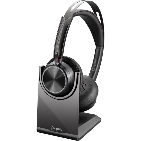 Słuchawki Poly POLY Zestaw słuchawkowy Voyager Focus 2 USB-C-C + przejściówka USB-C/A