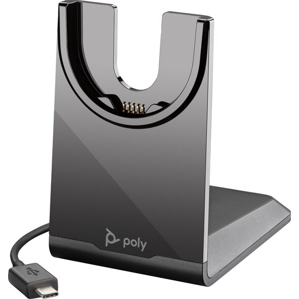 Słuchawki Poly POLY Zestaw słuchawkowy Voyager Focus 2 USB-C-C + przejściówka USB-C/A