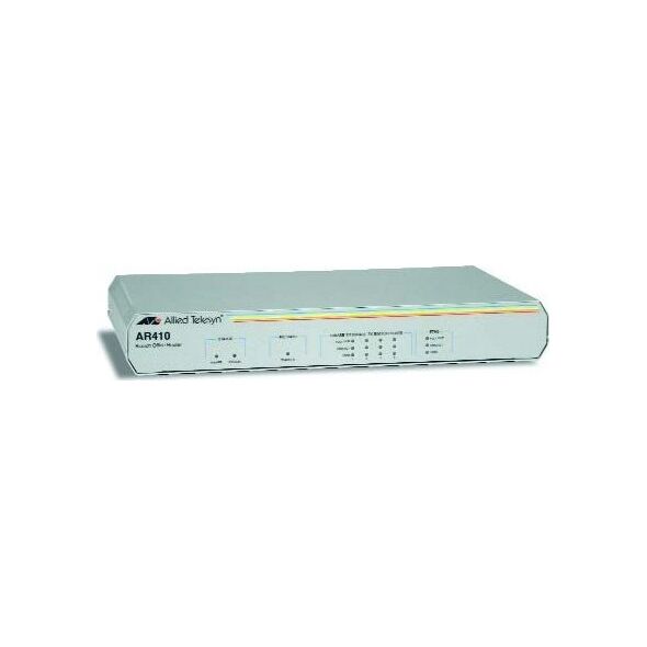Router Allied Telesis Allied Telesis AT-AR410 Modular Branch Office Router, IEEE 802.1D, IEEE 802.1Q, IEEE 802.1v, IEEE 802.2, IEEE 802.3ac, IEEE 802.3ad, IEEE 802.3u, IEEE..., 100 Mbit/s, OSPF, SNMP / SNMPv2c / SNMPv3, DHCP, IP, IPX/SPX, Appletalk, IPX/S