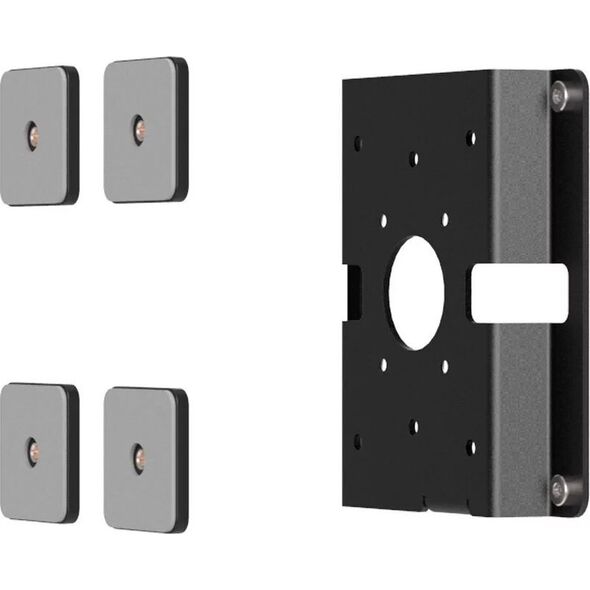 Uchwyt Compulocks Compulocks VESA Glass Mount Bracket with Security Slot - Befestigungskit (VESA-Halterung) - fur LCD-Display/Tablet - Montageschnittstelle: 100 x 100 mm - auf Glas befestigt