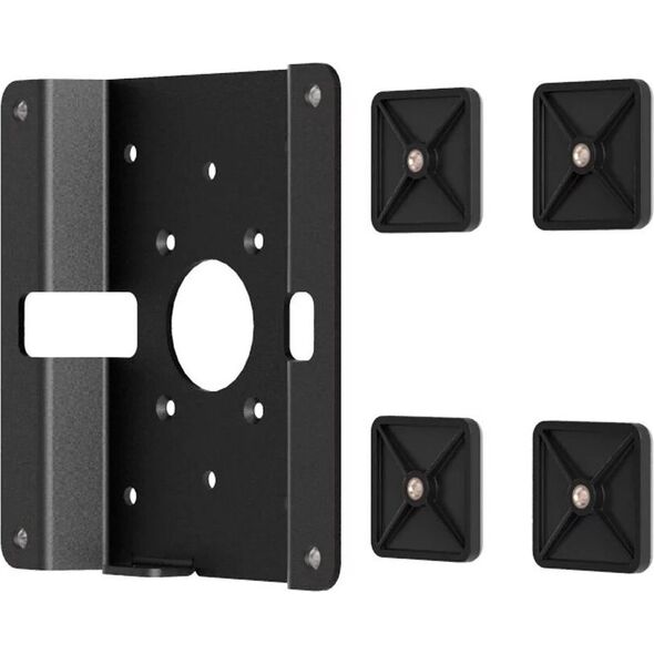 Uchwyt Compulocks Compulocks VESA Glass Mount Bracket with Security Slot - Befestigungskit (VESA-Halterung) - fur LCD-Display/Tablet - Montageschnittstelle: 100 x 100 mm - auf Glas befestigt