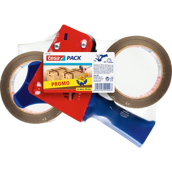 Zestaw narzędzi Tesa Tesa Tesapack Abroller Promo inkl. 2 Packb. braun 66m x 50mm