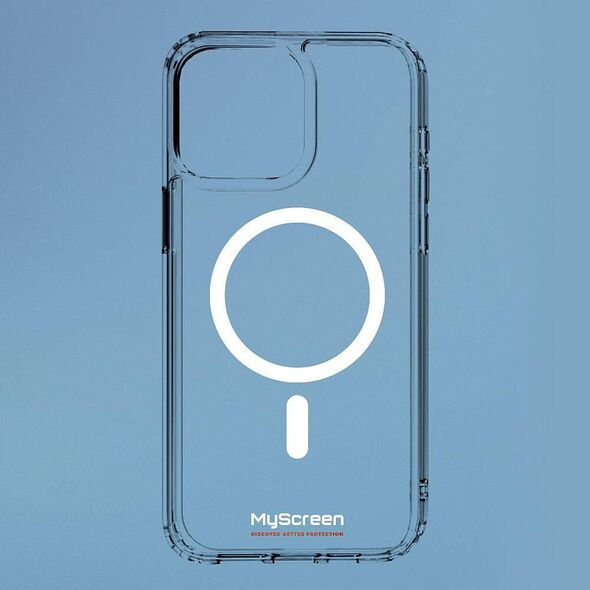 MyScreen Protector Etui do iPhone 15 MyScreen REVO CLEAR CASE MagSafe