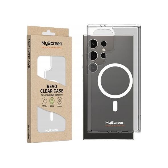 MyScreen Protector Etui do Samsung Galaxy S24+ MyScreen REVO CLEAR CASE MagSafe