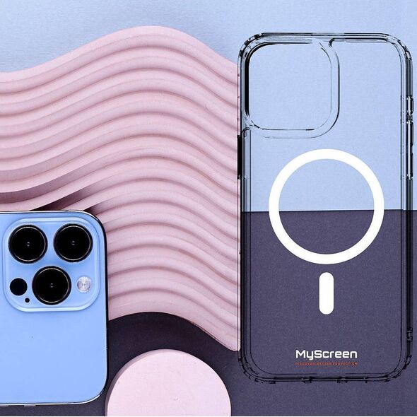 MyScreen Protector Etui do MyScreen do iPhone 15 Plus REVO CLEAR CASE MagSafe
