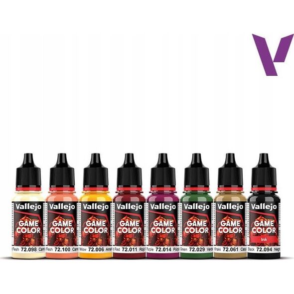 Vallejo Vallejo: 72.195 - Game Color - Aztec Dragons (8x18 ml)