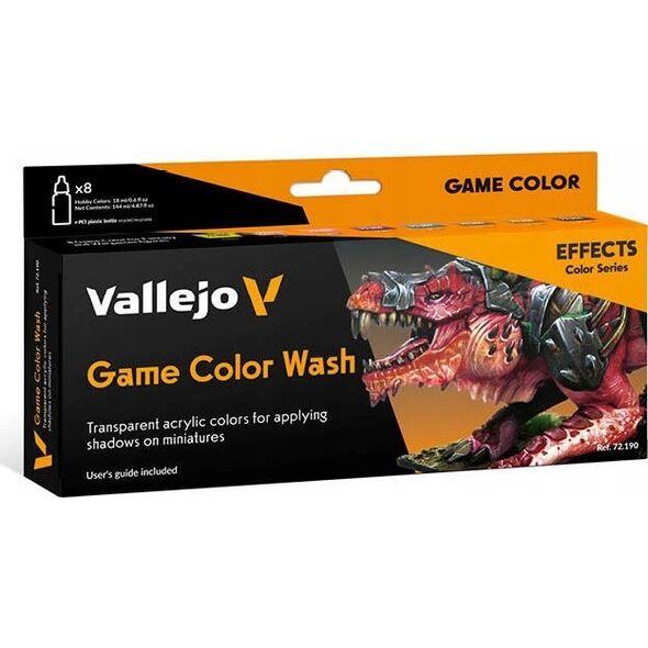 Vallejo Vallejo: 72.190 - Game Color - Game Color Wash (8x18 ml)