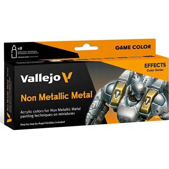 Vallejo Vallejo: 72.193 - Game Color - Non Metallic Metal (8x18 ml)