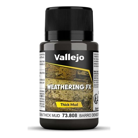Vallejo Vallejo: 73.808 - Weathering FX - Thick Mud - Russian (40 ml)