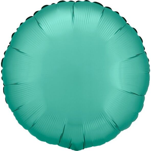 AMSCAN Balon foliowy Lustre Jade Green okrągły 43cm 9914104