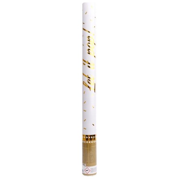 AMSCAN Armatka konfetti Gold złota folia czterokątna 60cm 9916482