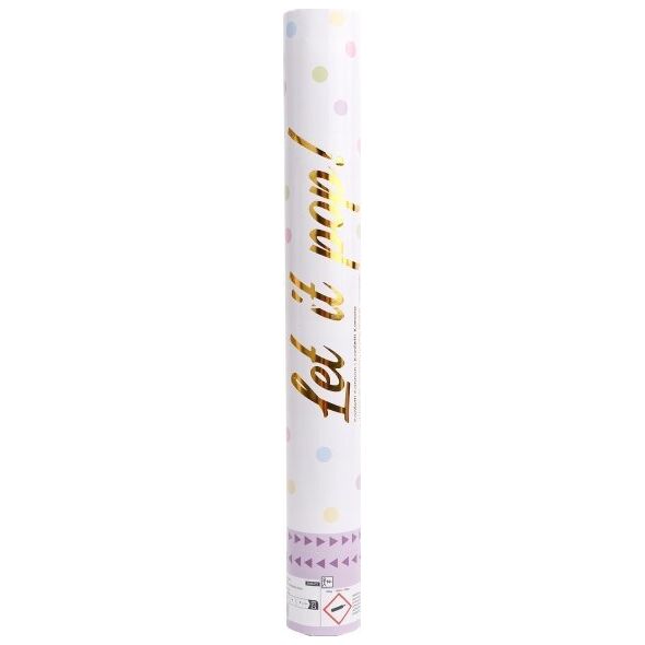 AMSCAN Armatka konfetti Multicolor Pastel papier okrągły 60cm 9916474
