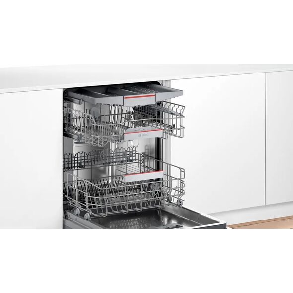 Zmywarka Bosch Bosch | Dishwasher | SMV4ECX10E | Built-in | Width 60 cm | Number of place settings 14 | Number of programs 6 | Energy efficiency class C | Display | AquaStop function | White