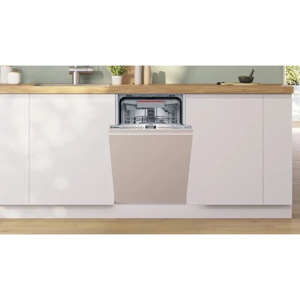 Zmywarka Bosch Bosch | Dishwasher | SPV6YMX01E | Built-in | Width 45 cm | Number of place settings 10 | Number of programs 6 | Energy efficiency class B | Display | AquaStop function | White