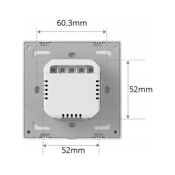 Sonoff Inteligentny przełącznik ścienny M5-2C-86W Matter (2-kanałowy)