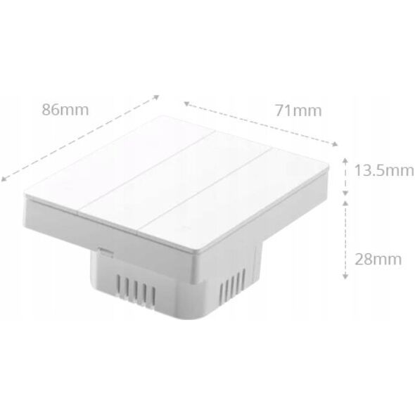 Sonoff Inteligentny przełącznik ścienny M5-2C-86W Matter (2-kanałowy)