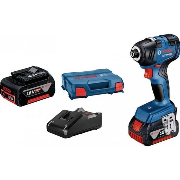 Klucz udarowy Bosch BOSCH.ZAKRĘTARKA UDAR. GDR 18V-200 2x4,0Ah L-CASE