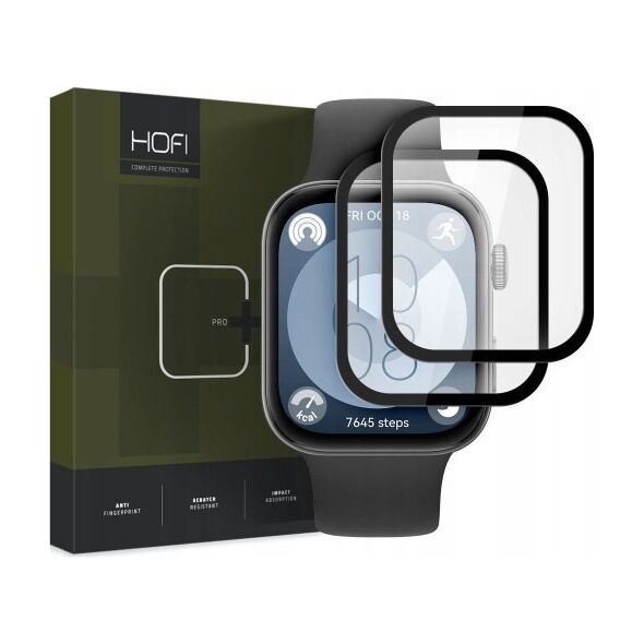 Hofi SZKŁO HYBRYDOWE HOFI HYBRID PRO+ 2-PACK HUAWEI WATCH FIT 3 BLACK