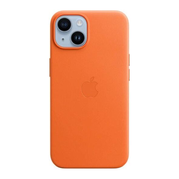 Apple APPLE LEATHER CASE MPP83ZM/A IPHONE 14 ORANGE ORYGINALNA PLOMBA standard