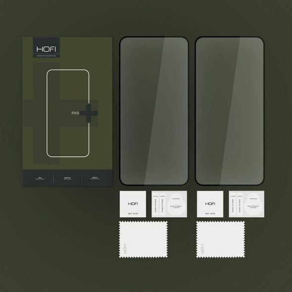 Hofi Szkło hartowane Hofi Glass Pro+ Samsung Galaxy S24+ Plus Black [2 PACK]
