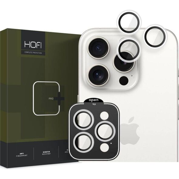 Hofi Szkło na obiektyw aparatu Hofi Camring Pro+ Apple iPhone 15 Pro / 15 Pro Max Clear