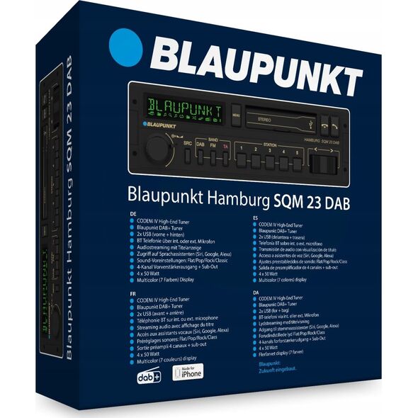 Radio samochodowe Blaupunkt BLAUPUNKT Hamburg SQM 23 DAB