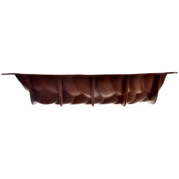 Orion Forma foremka do pieczenia chałki babki keksu silikonowa brązowa 41x20x7,5 cm
