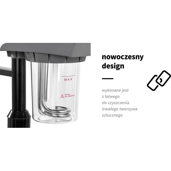 Activeshop Wapozon Giovanni z lampą lupą D-21 czarny