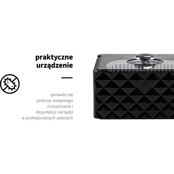 Activeshop Myjka ultradźwiękowa AD-3000 poj. 0,45 L 35W Czarna
