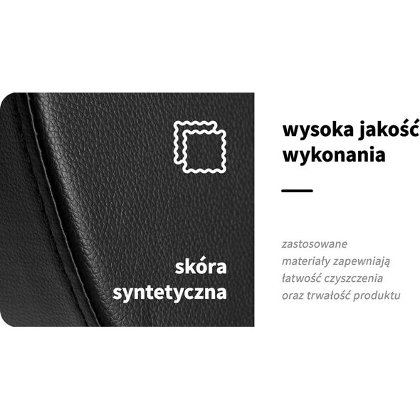 Activeshop Taboret kosmetyczny AM-304G złoto czarny