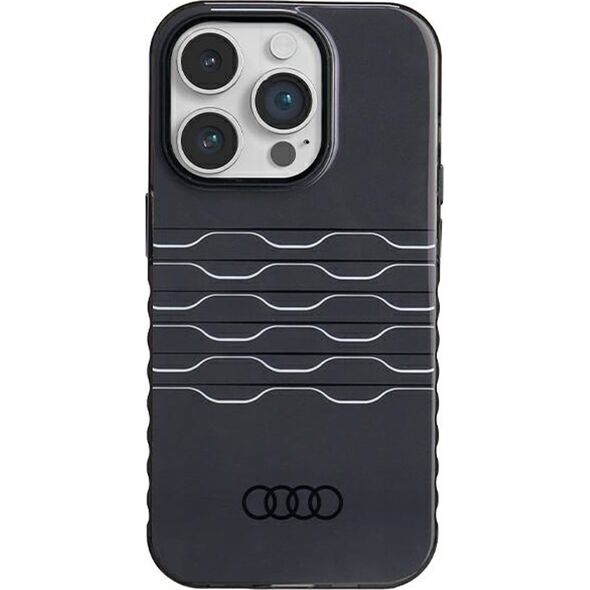 Audi Audi IML MagSafe Case iPhone 14 Pro 6.1" czarny/black hardcase AU-IMLMIP14P-A6/D3-BK