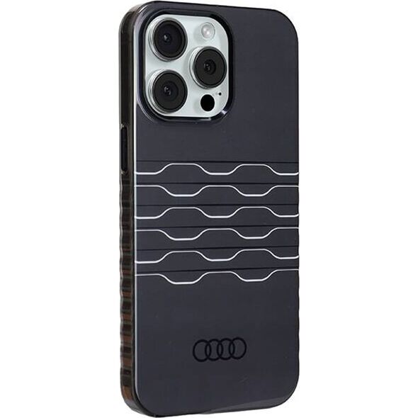 Audi Audi IML MagSafe Case iPhone 15 Pro Max 6.7" czarny/black hardcase AU-IMLMIP15PM-A6/D3-BK