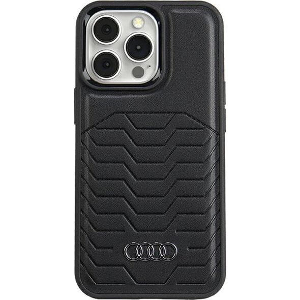 Audi Audi Synthetic Leather MagSafe iPhone 13 Pro Max 6.7" czarny/black hardcase AU-TPUPCMIP13PM-GT/D3-BK