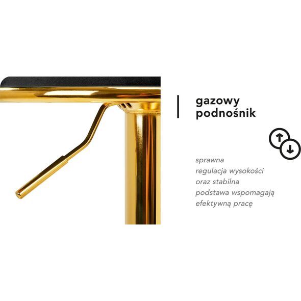 Activeshop 4Rico Hoker barowy QS-B313a aksamit czarny