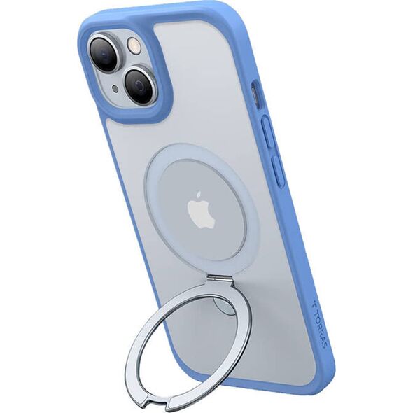 Torras Etui Torras Ostand Matte do iPhone 15 (niebieski navy)