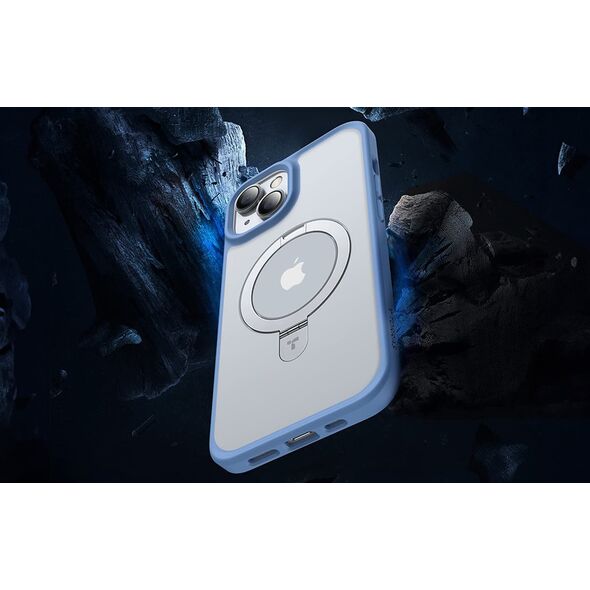Torras Etui Torras Ostand Matte do iPhone 15 (niebieski navy)