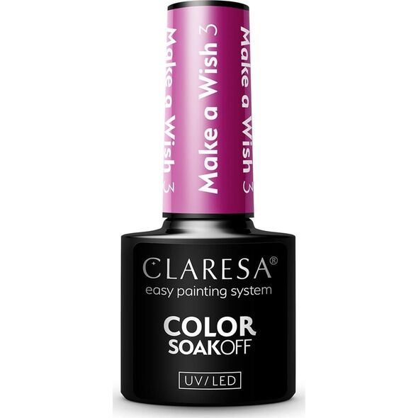 Activeshop CLARESA Lakier hybrydowy Make a wish 3 -5g
