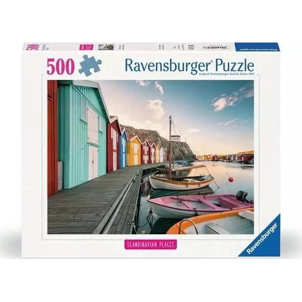 Ravensburger Puzzle 500 Przystań dla Łodzi w Smgen