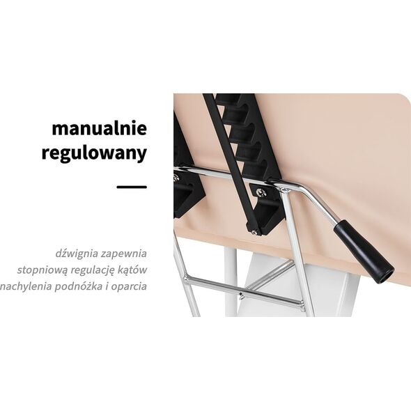 Activeshop Fotel kosmetyczny Basic 202 z kuwetami różowy