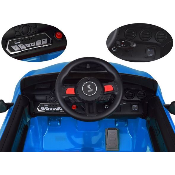 Jokomisiada Auto na akumulator Ford Mustang Shelby GT500 dla dziecka radio PA0306 NI