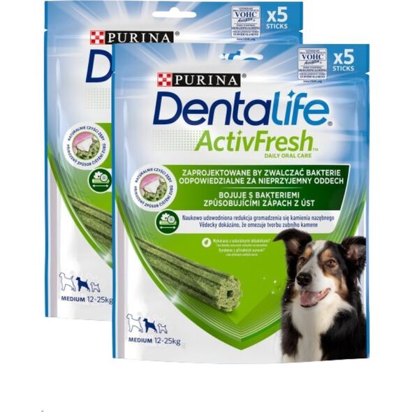 Purina Purina Dentalife Activefresh Medium 115g+115g GRATIS