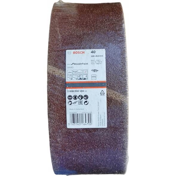 Bosch Sanding belt set BOSCH X440, 100 x 610 mm, K 40, 10 pcs., N