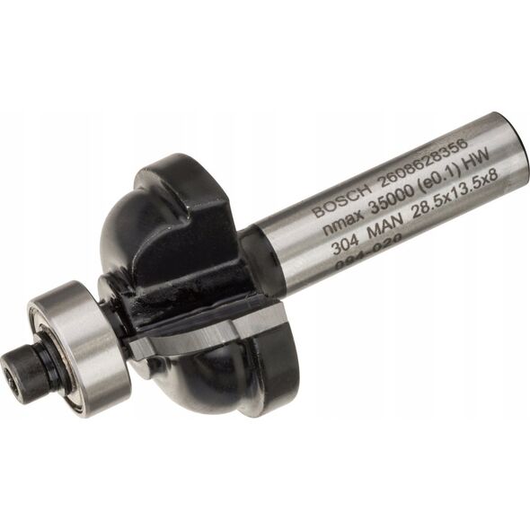 Frezarka Bosch Rounding cutter BOSCH HM, R=6.3 mm, l=14 mm, shank 8 mm, LOCK