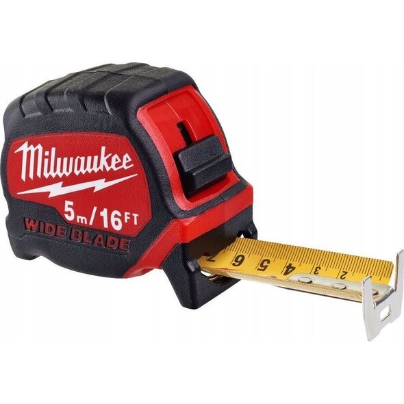 Milwaukee MILWAUKEE PREMIUM WIDE ROLLING MEASURE 5 m / 16 ft