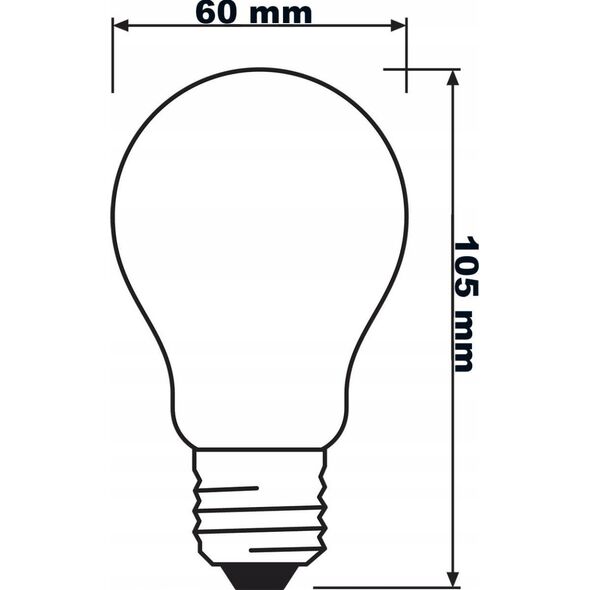 Osram LED CLA40 2.5W/830 230V GLFR UE E27OSRAM