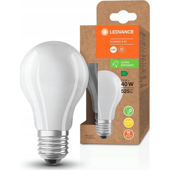 Osram LED CLA40 2.5W/830 230V GLFR UE E27OSRAM