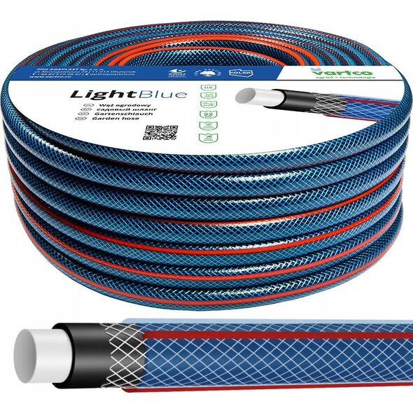 Vartco Garden hose 3/4" 30m 4-ply Vartco LIGHT BLUE 1008340030