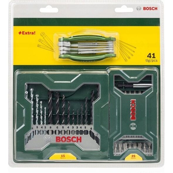 Zestaw narzędzi Bosch Accessory set BOSCH X-Line, 40-piece set. with HEX kit